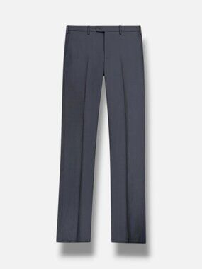 PT Torino Men's Black Slim Deluxe Wool Comfort Flat Front Dress Pants Size IT 54